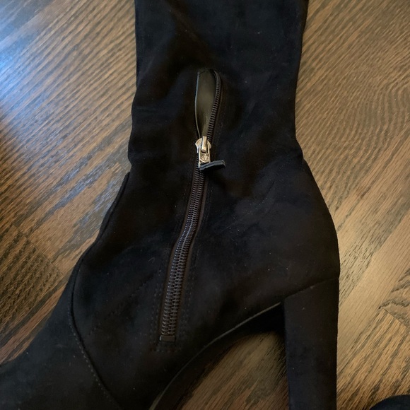 Sam Edelman Kent Black Suede Boots - Picture 7 of 10